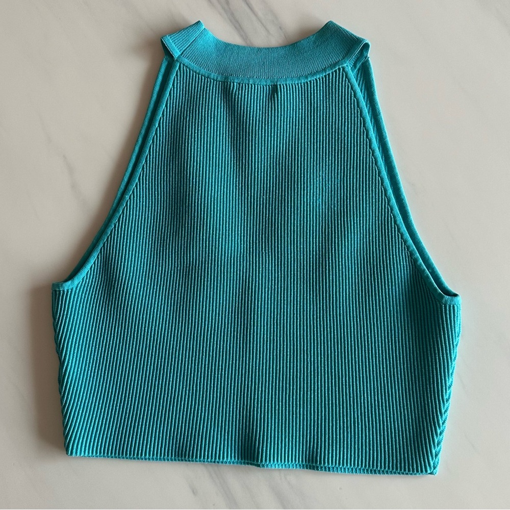 Babaton - Sculpt knit cropped halter top - XL - Picture 2 of 6